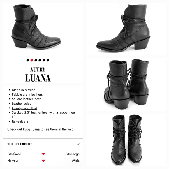 John Fluevog Luana Autry Western Leather Boots 10 - Picture 2 of 9